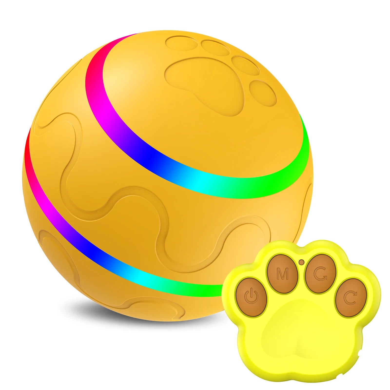 Ultimate Smart Interactive Dog Toy Ball - Remote-Controlled, Waterproof, Multi-Action Fun for Aggressive Chewers!