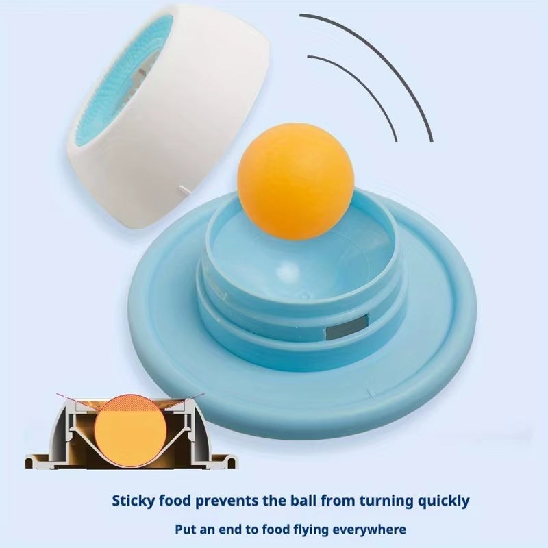 Interactive Silicone Licking Mat for Dogs & Cats - Anti-Spill Slow Feeder with Suction Cups - Perfect for Yogurt & Treats!
