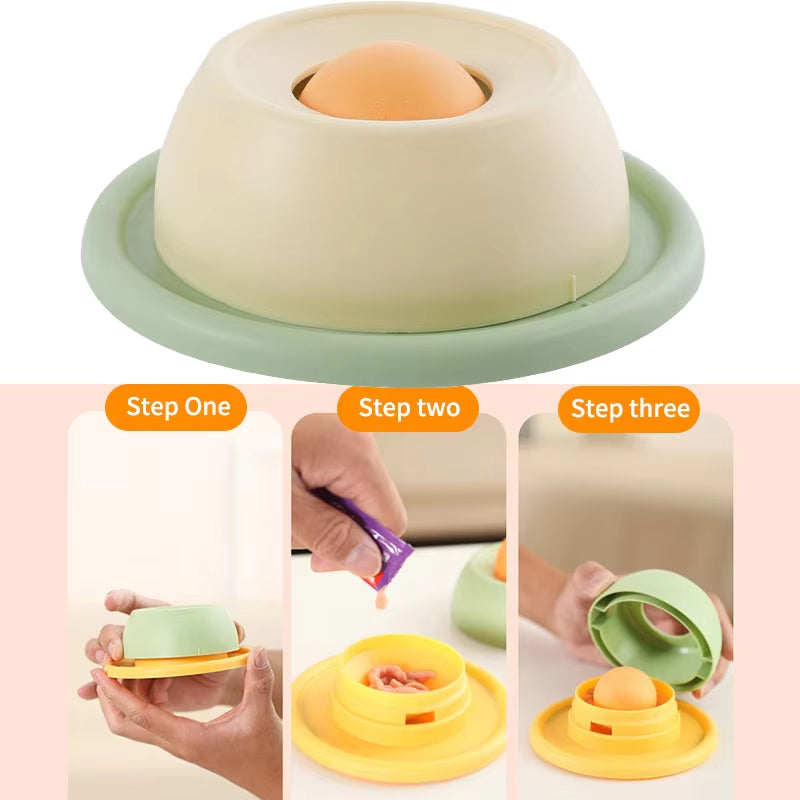 Interactive Silicone Licking Mat for Dogs & Cats - Anti-Spill Slow Feeder with Suction Cups - Perfect for Yogurt & Treats!